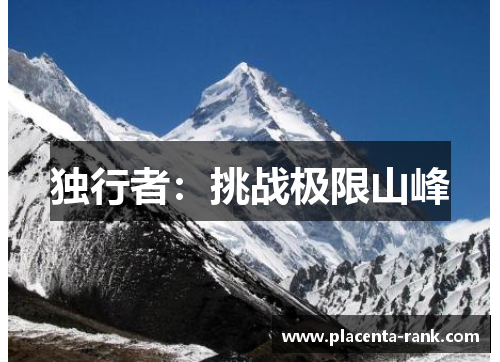 独行者：挑战极限山峰